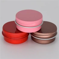 Aluminium opbergdoos met schroefdeksel voor mooie producten Id100mm Hoogte42mm Volume250ml